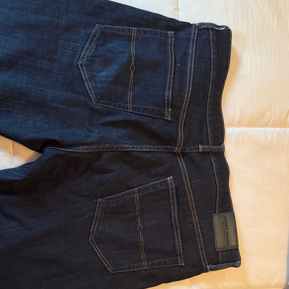 Lucky Brand Dark Blue Men's Slim Straight Jeans